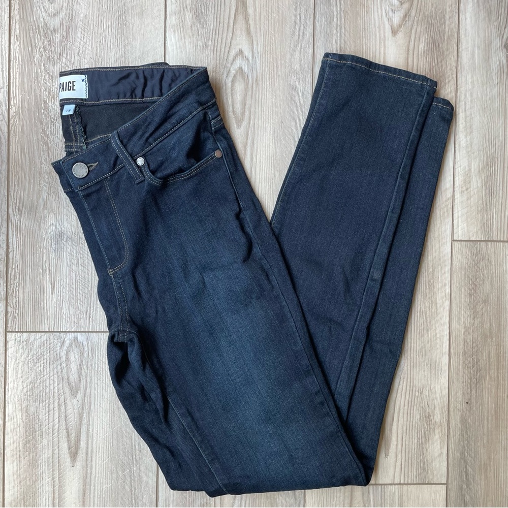 PAIGE Women’s Size 28 Skyline Skinny Leg Jeans in Mona Wash Blue Stretch